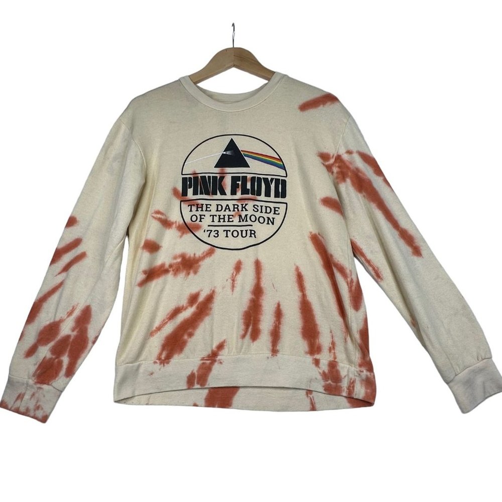 Pink Floyd The Dark SIde of the Moon Tie Dye Sweater size Medium